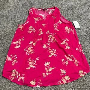 Croft & Barrow Womens Pink Tank size Small NWT